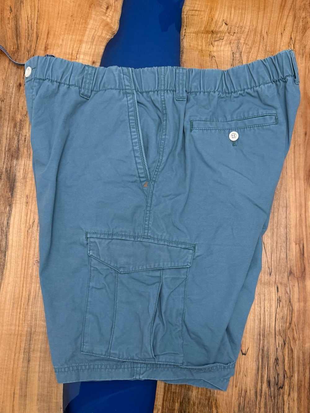 Tommy Bahama Cargo Shorts XL Blue Drawstring Island Casual Coastal - Picture 13 of 13